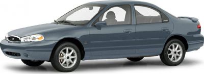 Side view of a 1995 four-door sedan with alloy wheels