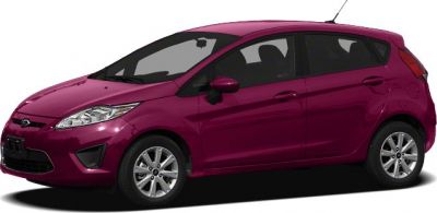 Compact 3-door hatchback with aerodynamic shape and alloy wheels