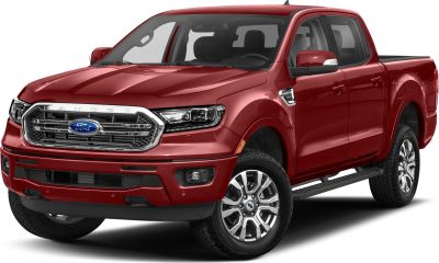 Front grille, alloy wheels, side step on pickup truck