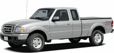 Silver extended cab pickup truck with covered bed side profile