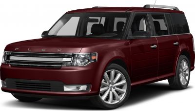 Front and side view of boxy SUV with wide grille and rectangular headlights