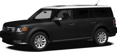 Boxy SUV with two-tone roof front side view