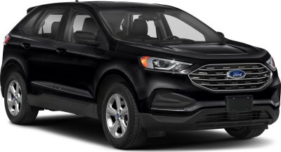 Front view with grille, headlights, and alloy wheels of a modern SUV