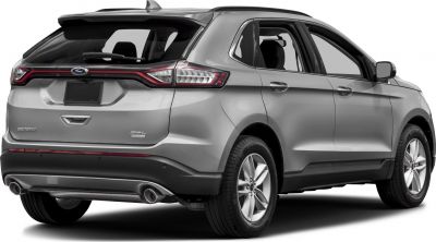 Rear and side view with distinct taillights and dual exhaust