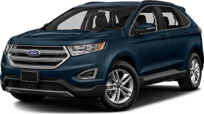 Front and side view of mid-size SUV with alloy wheels and modern grille