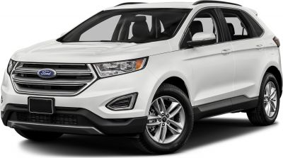 Front side profile with bold headlights, wide grille, and alloy wheels