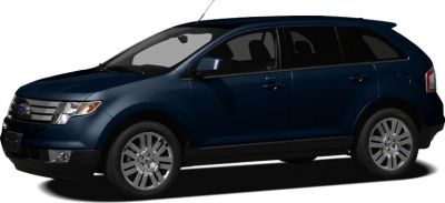 Side profile of dark-colored compact SUV