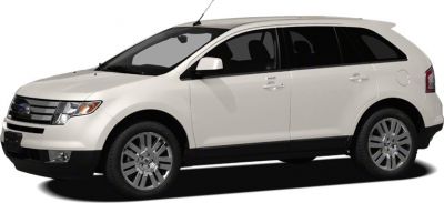 White SUV side profile with distinctive grille and alloy wheels