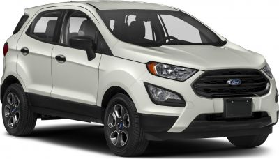 White compact SUV front with black grille and modern headlights