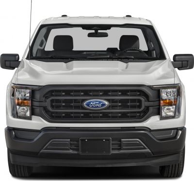 Front view with bold grille and headlights