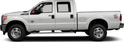 Side profile of extended crew cab and short box pickup