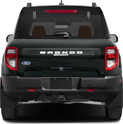 Rear view of SUV with bold taillights and robust tailgate