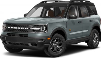 Off-road SUV with roof rails and circular LED headlights