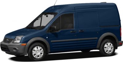 Side profile of a compact crew van with utility features