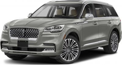 Luxury SUV with chrome diamond-mesh grille and multi-spoke alloy wheels