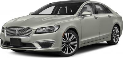 Front grille, LED headlights, alloy wheels of luxury sedan
