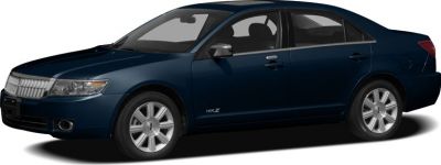 Luxury sedan front-side profile with alloy wheels