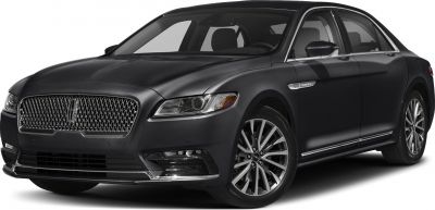 Luxury sedan front end with matrix grille and alloy wheels