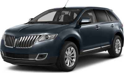 Front three-quarter SUV view with chrome grille and alloy wheels