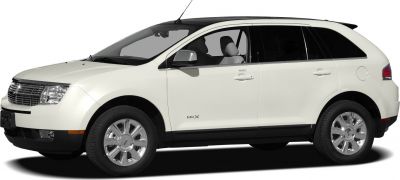Side profile view showing chrome wheels and SUV body shape