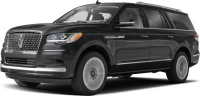 Black luxury SUV with prominent grille and LED headlights