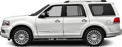 Side profile of luxury full-size SUV with distinct alloy wheels and roof rails