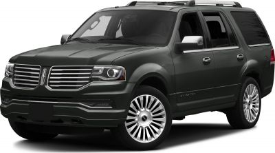 Luxury SUV with distinctive front grille and alloy wheels