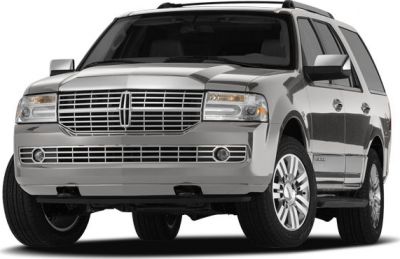 Front view of a luxury full-size SUV with chrome grille and alloy wheels