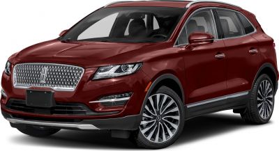 Front grille and alloy wheels of a 2019 facelift SUV in red
