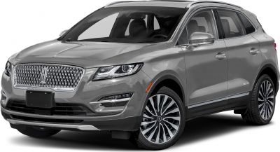 Modern SUV front side with chrome grille and LED headlights