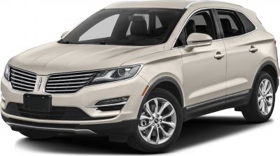 Front view with Lincoln signature grille and LED headlights
