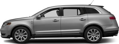 Side profile of a luxury full-size SUV with smooth lines and alloy wheels