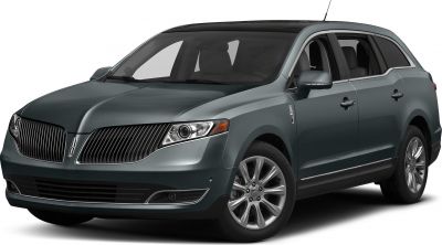 Split grille and alloy wheels on luxury SUV front-side view