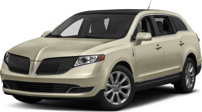 Front-side view of luxury SUV with signature grille and sleek headlights