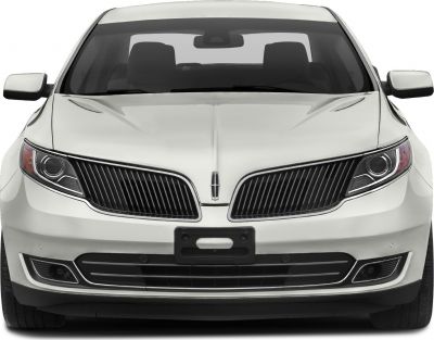 Front view with signature split grille and modern headlights