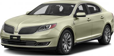Front view of luxury sedan with split grille and sleek headlights