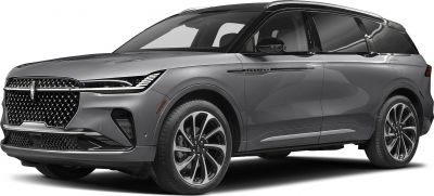 Sleek front-side SUV with modern grille and stylish alloy wheels