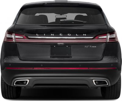 LED tail lights, dual exhaust outlets, rear windshield wiper, and parking sensors