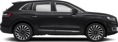 Mid-size luxury SUV side view with stylish alloy wheels and chrome accents