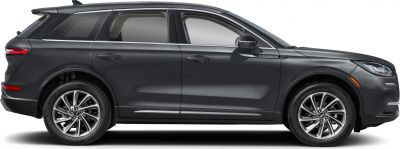 Side profile of a luxury SUV with alloy wheels and tinted windows