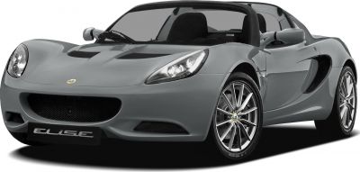 Sporty two-seat roadster with aerodynamic front and alloy wheels