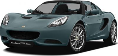Aerodynamic front end with alloy wheels and open-top roadster design