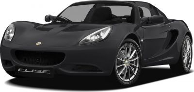 Black convertible sports car front 3/4 view with aerodynamic features