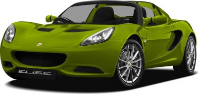 Front and side view of a sporty convertible featuring unique headlights and aerodynamic body lines.