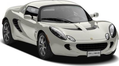 Front view with sleek headlights and aerodynamic design