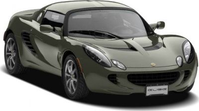 Aerodynamic sports coupe with sleek curves and distinctive headlights