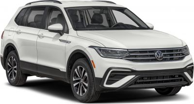 Front 3-quarter view, LED headlights, front grille, white SUV