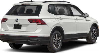 Rear and side profile of modern SUV with distinct taillights and roof rails