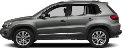 Side profile of SUV with alloy wheels and tinted windows