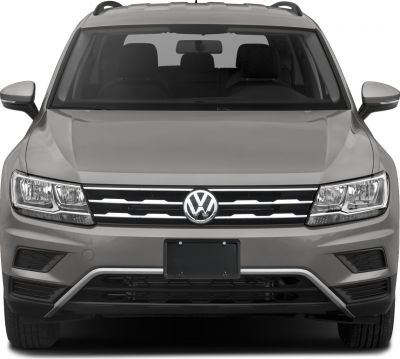Front view with grille, headlights, and bumper details